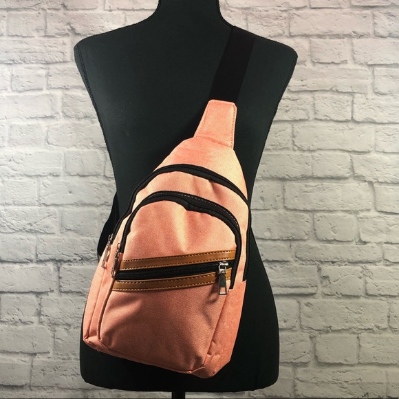 Bags Nwot Orange Shoulder Sling Bag Poshmark